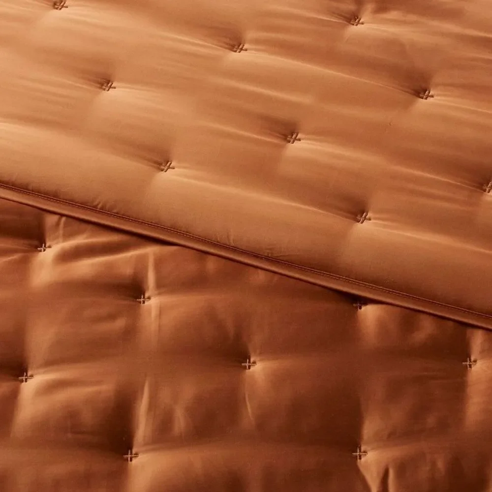 Threshold - Full/Queen TENCEL Comforter and Sham Set Copper -  Copper